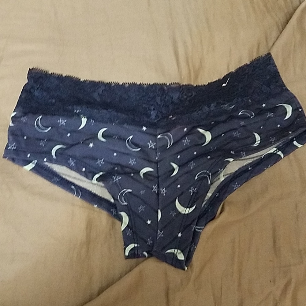 Blue Lacey Underwear